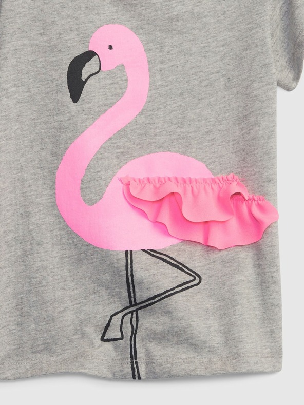 GAP Baby tricou cu model flamingo GAP
