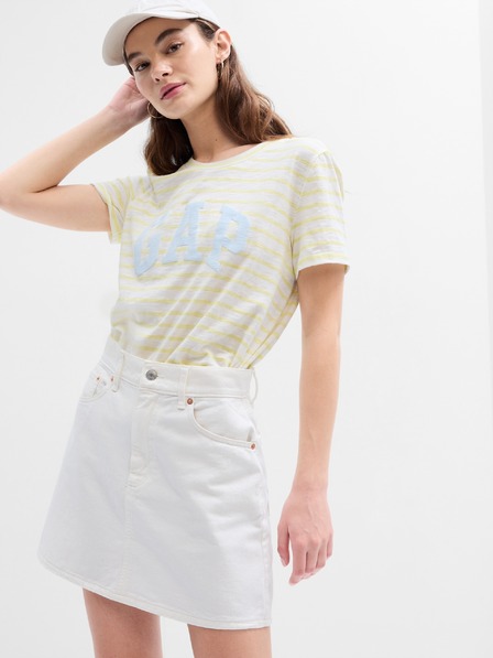 GAP Tricou în dungi cu logo GAP