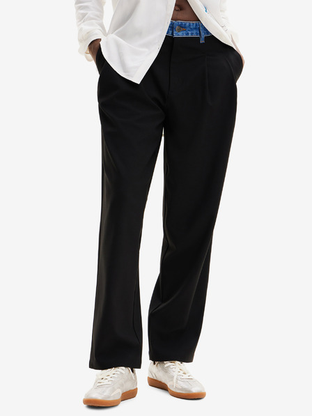 Desigual Pantaloni negri Desigual Milan de damă