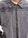 Desigual Jachetă din denim Desigual Tae gri deschis, damă