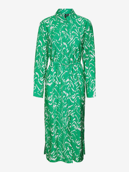 Vero Moda Rochie midi cu cămașă cu model, verde, pentru femei Vero Moda Cia