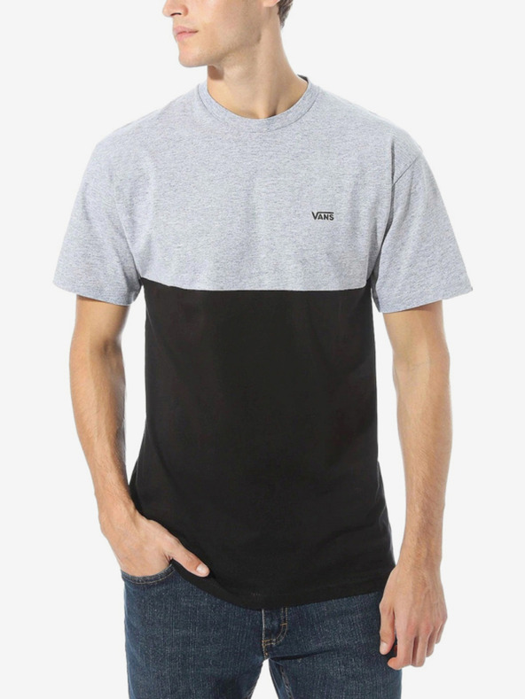 Vans Tricou VANS gri și negru pentru bărbați