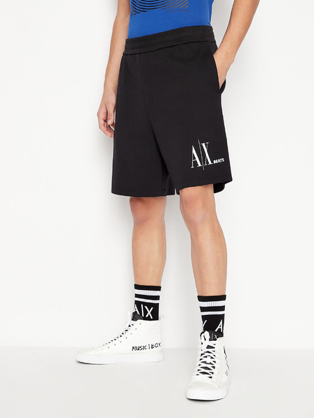 Armani Exchange Pantaloni de trening negri Armani Exchange pentru bărbați