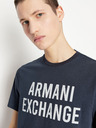 Armani Exchange Tricou Armani Exchange albastru închis pentru bărbați