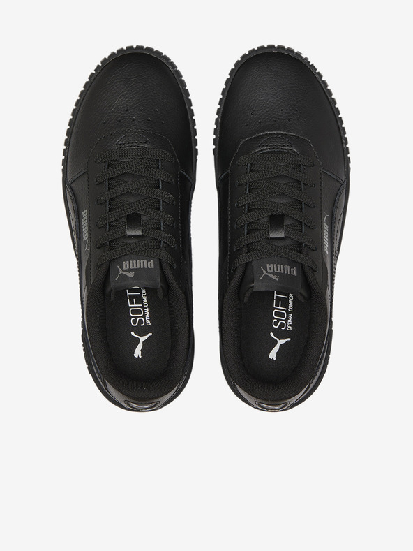 Puma Adidași din piele negri pentru femei Puma Carina 2.0