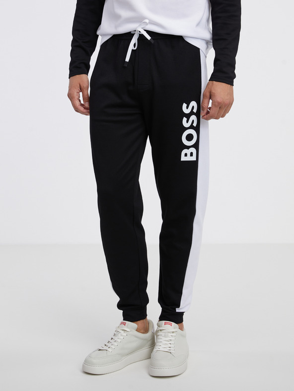 BOSS Pantaloni de trening Hugo Boss albi și negri pentru bărbați