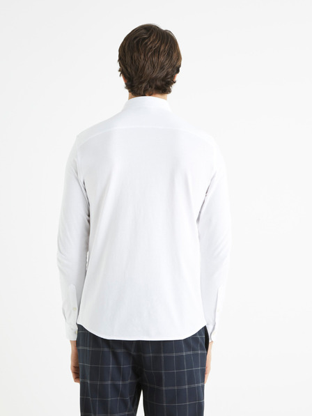 Celio Tricou alb pentru bărbați Celio Bapik