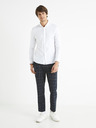 Celio Tricou alb pentru bărbați Celio Bapik