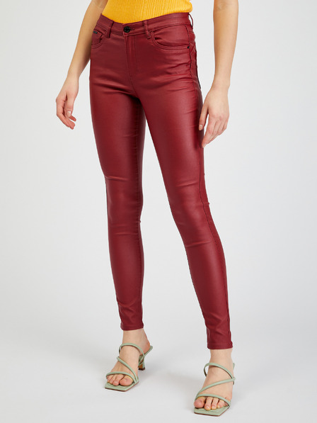 Orsay Pantaloni skinny de damă vișiniu ORSAY