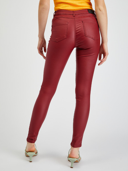 Orsay Pantaloni skinny de damă vișiniu ORSAY