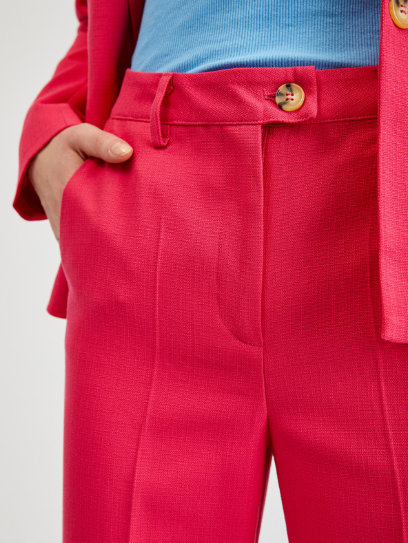 Orsay Pantaloni evazați de damă roz închis ORSAY