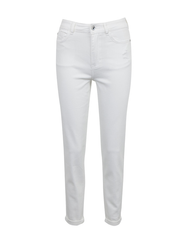 Orsay Blugi de damă albi trei sferturi mom fit ORSAY