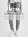 Orsay Blugi de damă albi trei sferturi mom fit ORSAY
