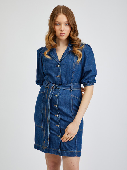 Orsay Rochie de damă albastru închis din denim ORSAY
