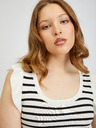 Orsay Bluză de damă în dungi alb-negru ORSAY