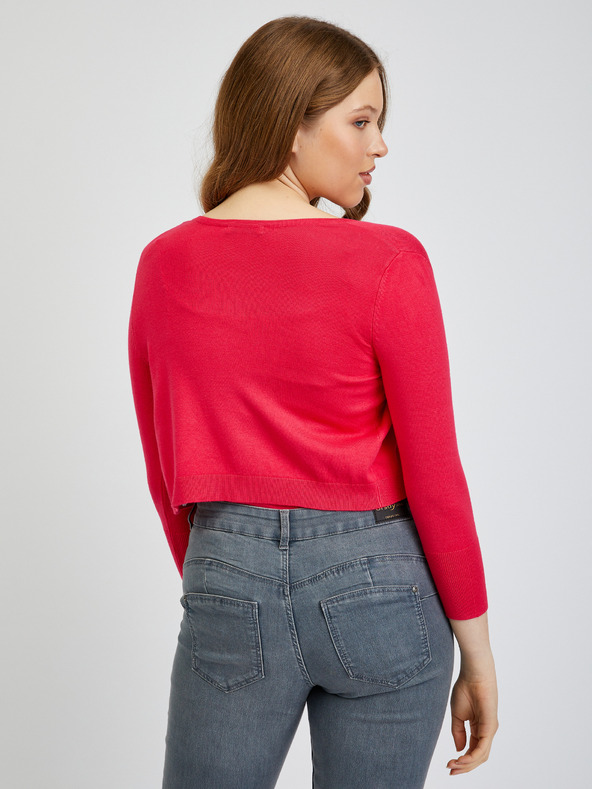 Orsay Cardigan decupat damă roz închis ORSAY