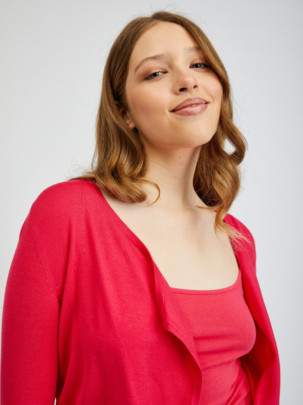 Orsay Cardigan decupat damă roz închis ORSAY