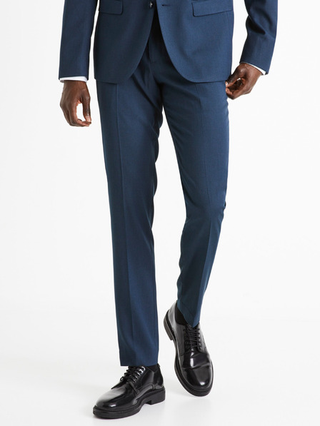 Celio Pantaloni de costum pentru bărbați albastru Celio Doarmure