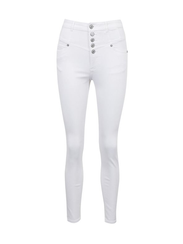Orsay Blugi skinny de damă albi ORSAY