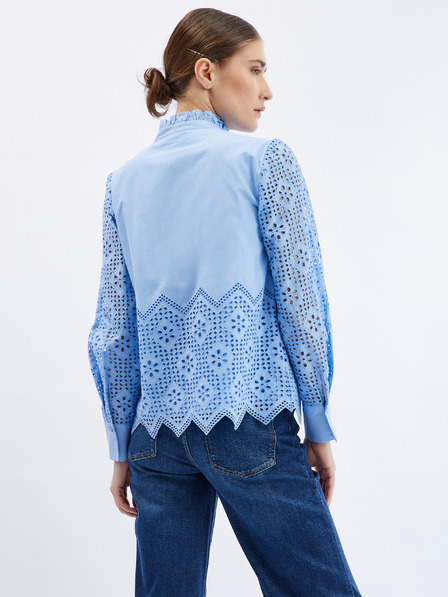 Orsay Bluză pentru femei albastru deschis cu detalii decorative ORSAY