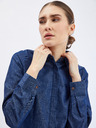 Orsay Cămașă pentru femei din denim albastru închis ORSAY