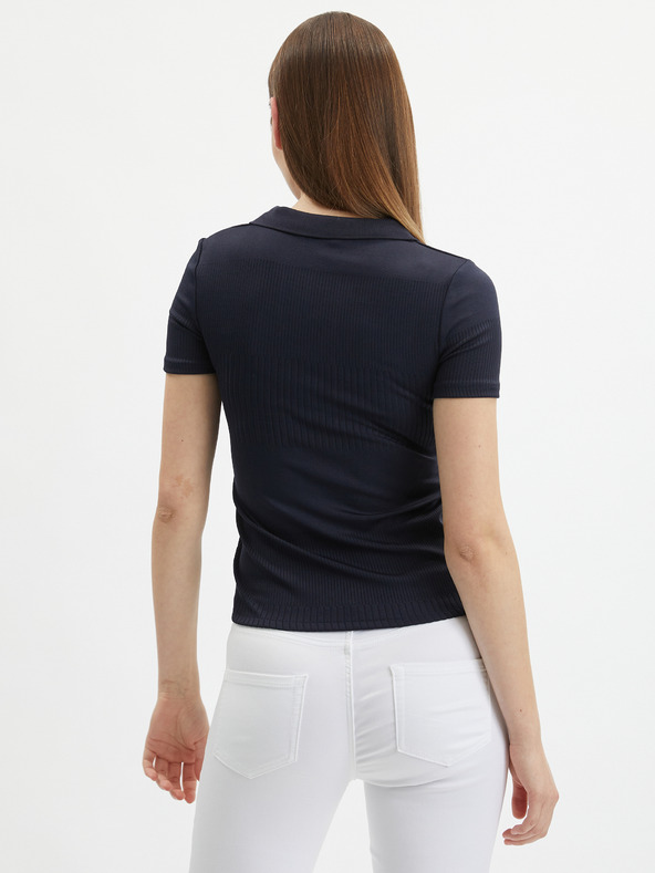 Orsay Tricou polo tricotat de damă albastru închis ORSAY