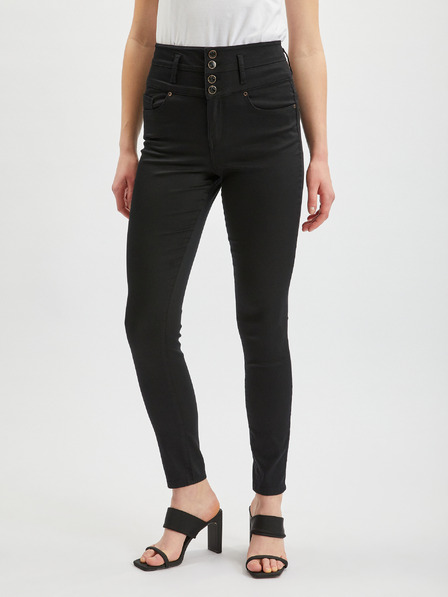Orsay Pantaloni skinny fit pentru femei negri ORSAY