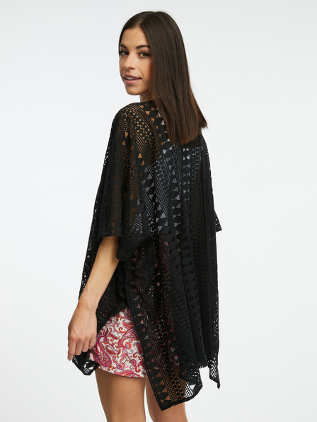Orsay Cardigan de damă neagră cu model ORSAY