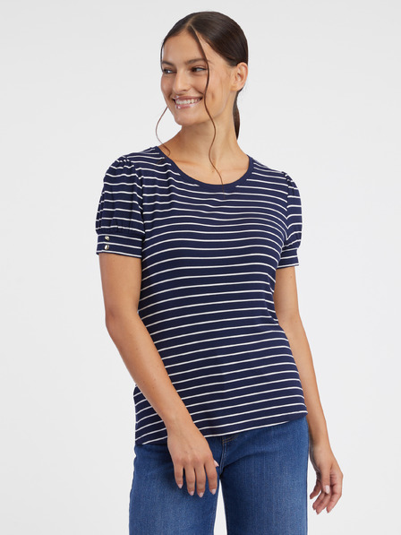Orsay Tricou cu dungi de damă albastru închis ORSAY