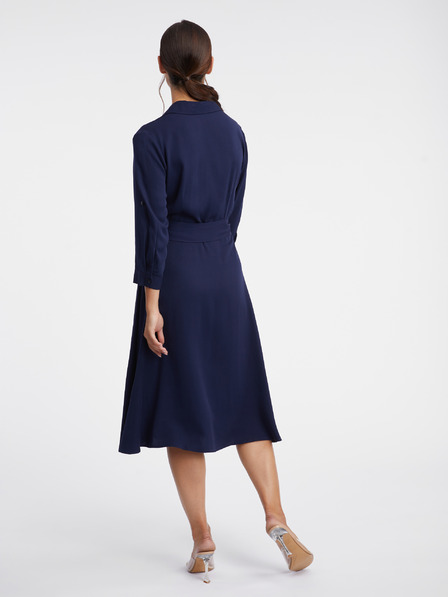 Orsay Rochie midi de culoare albastru închis pentru femei ORSAY