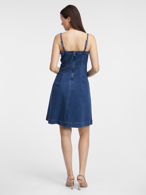 Orsay Rochie de damă albastru închis din denim ORSAY