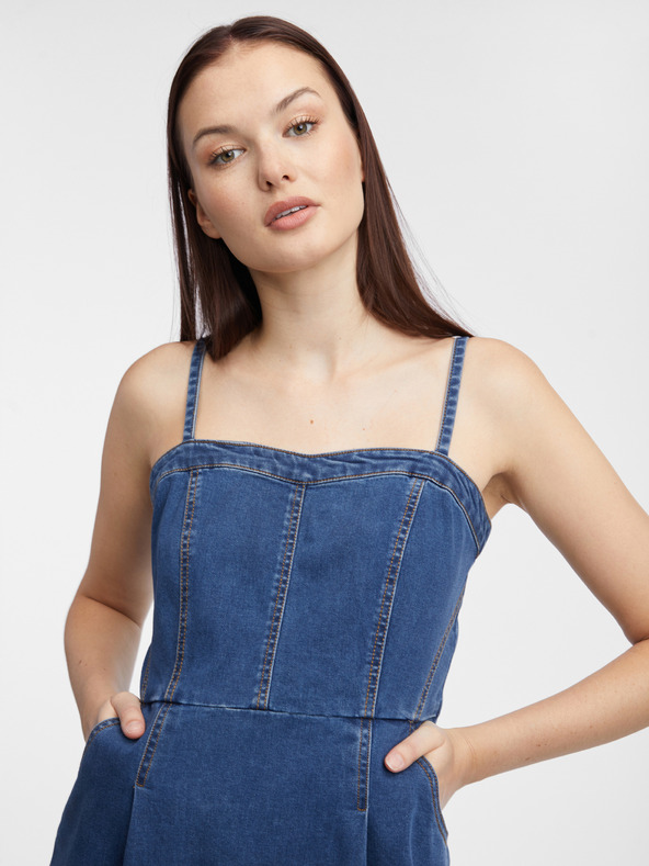 Orsay Rochie de damă albastru închis din denim ORSAY