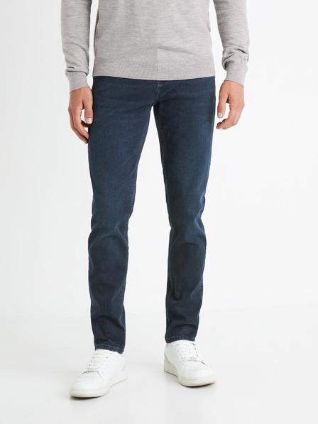 Celio Blugi slim fit albastru închis pentru bărbați Celio Foslim