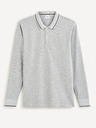 Celio Tricou polo gri deschis pentru bărbați Celio Decoml