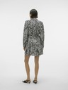 Vero Moda Rochie cămașă cu model alb și negru pentru femei Vero Moda Debby