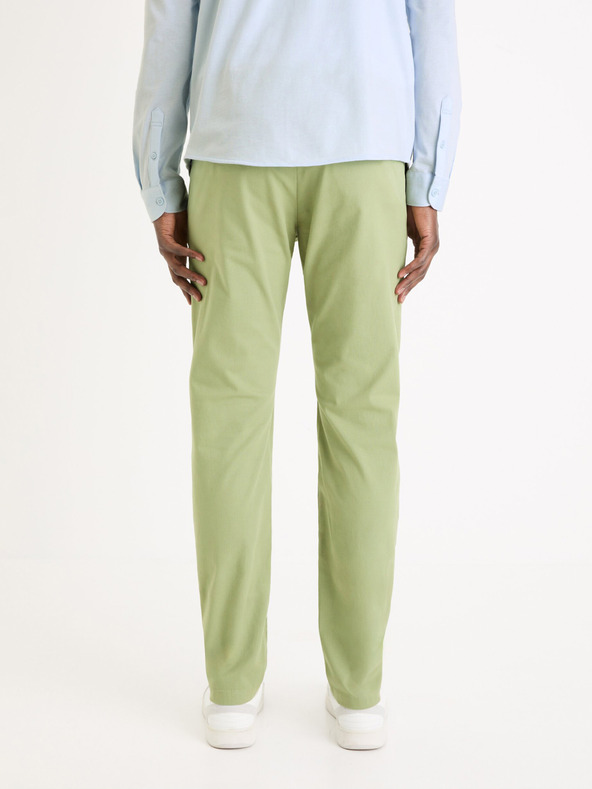 Celio Pantaloni chino verde deschis pentru bărbați Celio Tocharles