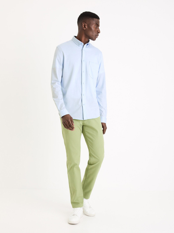Celio Pantaloni chino verde deschis pentru bărbați Celio Tocharles