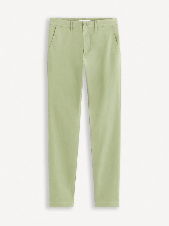 Celio Pantaloni chino verde deschis pentru bărbați Celio Tocharles