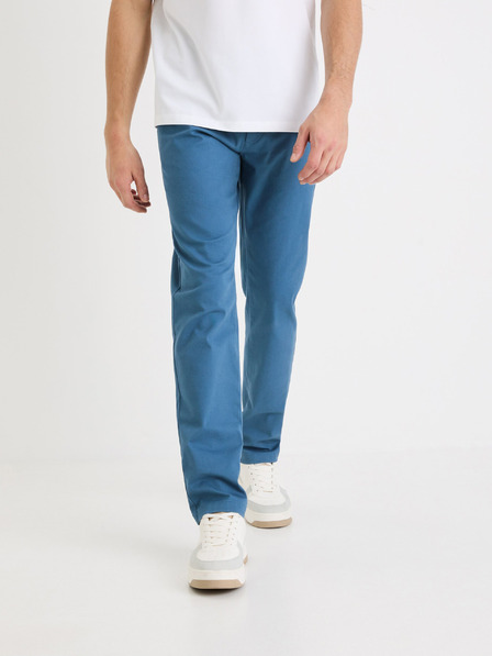 Celio Pantaloni chino albaștri pentru bărbați Celio Tocharles