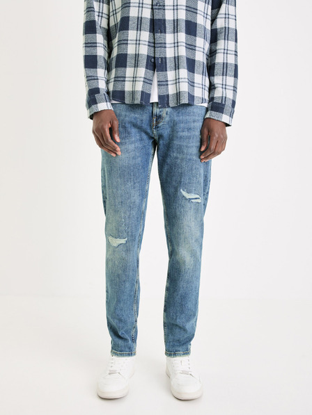 Celio Blugi albaștri slim fit pentru bărbați Celio Gostroy