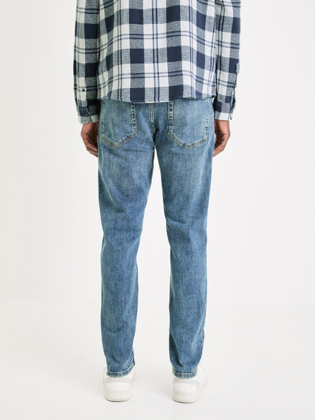 Celio Blugi albaștri slim fit pentru bărbați Celio Gostroy