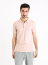 Celio Tricou polo basic roz închis pentru bărbați Celio Decolrayeb