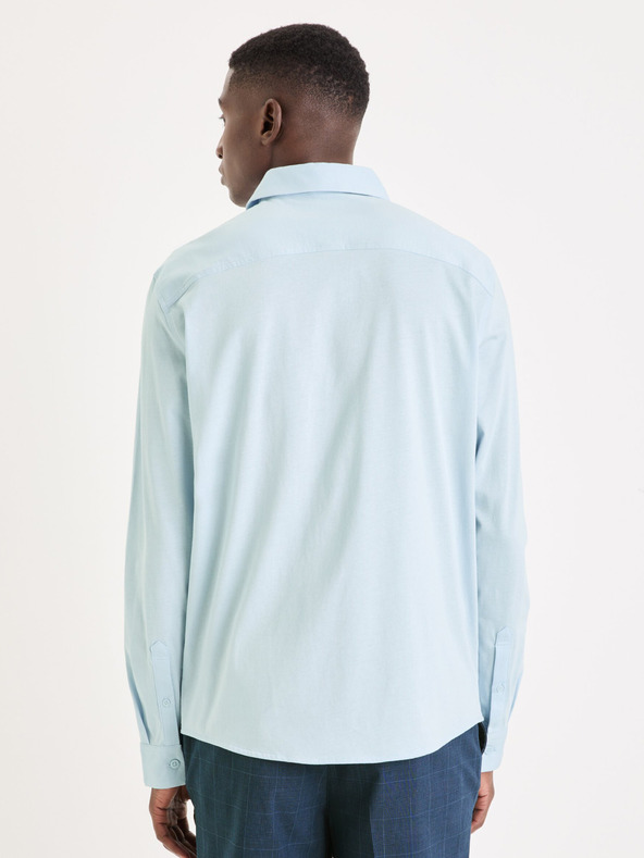 Celio Cămașă albastru deschis pentru bărbați Celio Vajersey