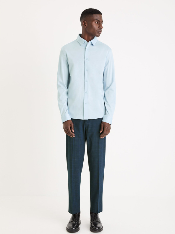 Celio Cămașă albastru deschis pentru bărbați Celio Vajersey