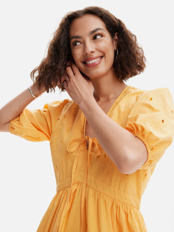 Desigual Rochie mini pentru femei Desigual Lombard portocaliu