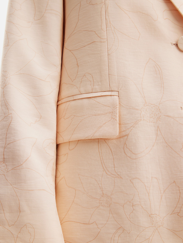 Desigual Jachetă florală Desigual Elbert de damă, caise