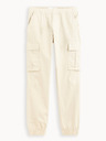 Celio Pantaloni cargo crem pentru bărbați Celio Docar