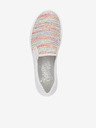 Rieker Pantofi slip on albi de damă Rieker