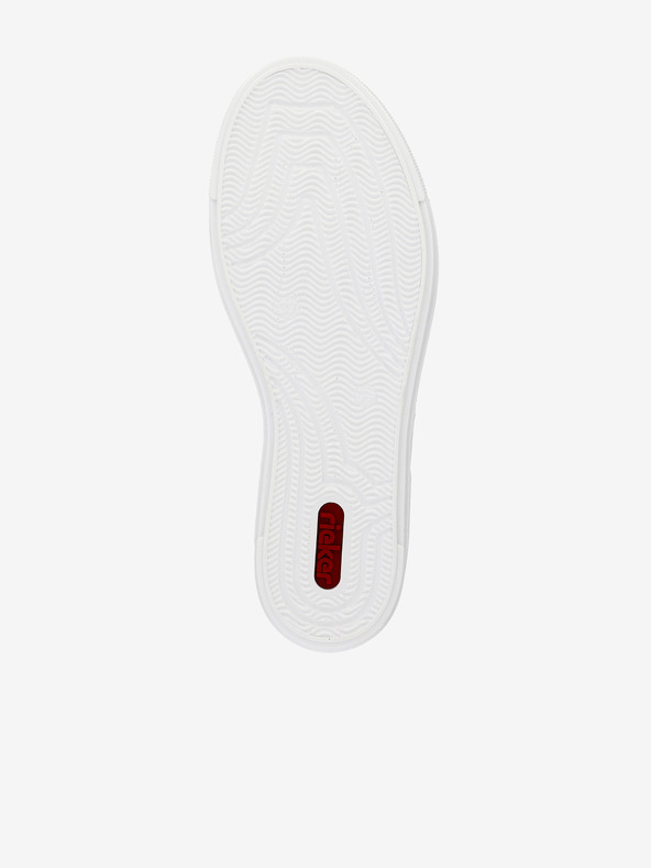 Rieker Pantofi slip on albi de damă Rieker