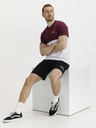 Vans Tricou VANS Colorblock burgundy și alb pentru bărbați